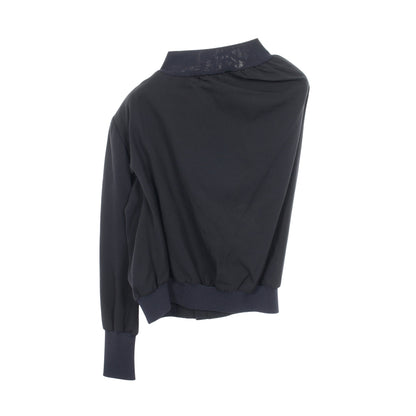 片袖 ジャケット ウール ネイビー ヨウジヤマモト アウター Yohji Yamamoto