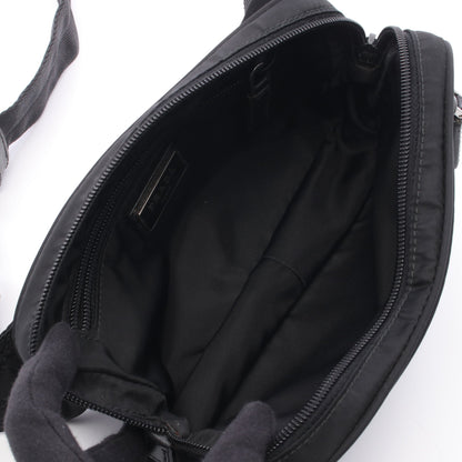 TESSUTO ボディバッグ ウエストバッグ ナイロン レザー ブラック プラダ