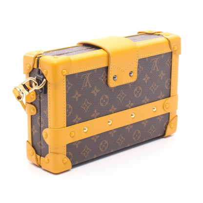 プティット マル モノグラム ショルダーバッグ PVC レザー ブラウン ブラック ルイヴィトン