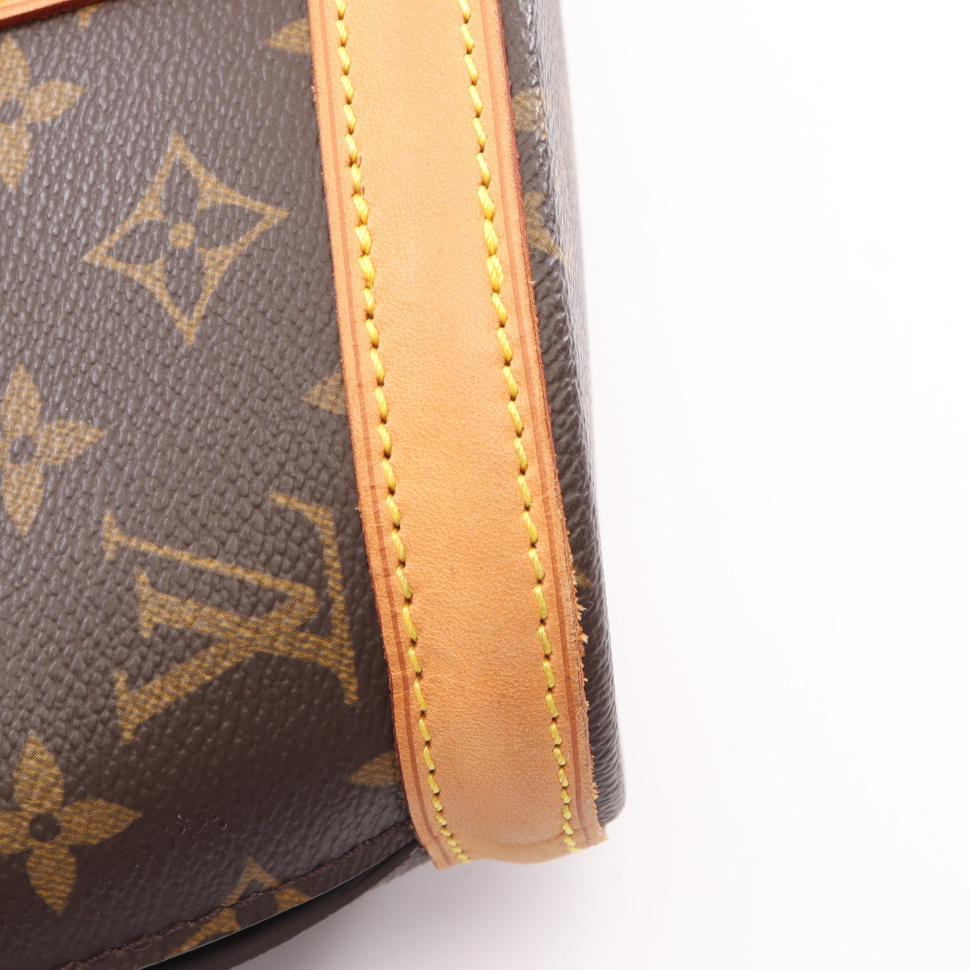 バビロン モノグラム ショルダーバッグ PVC レザー ブラウン ルイヴィトン バッグ LOUIS VUITTON