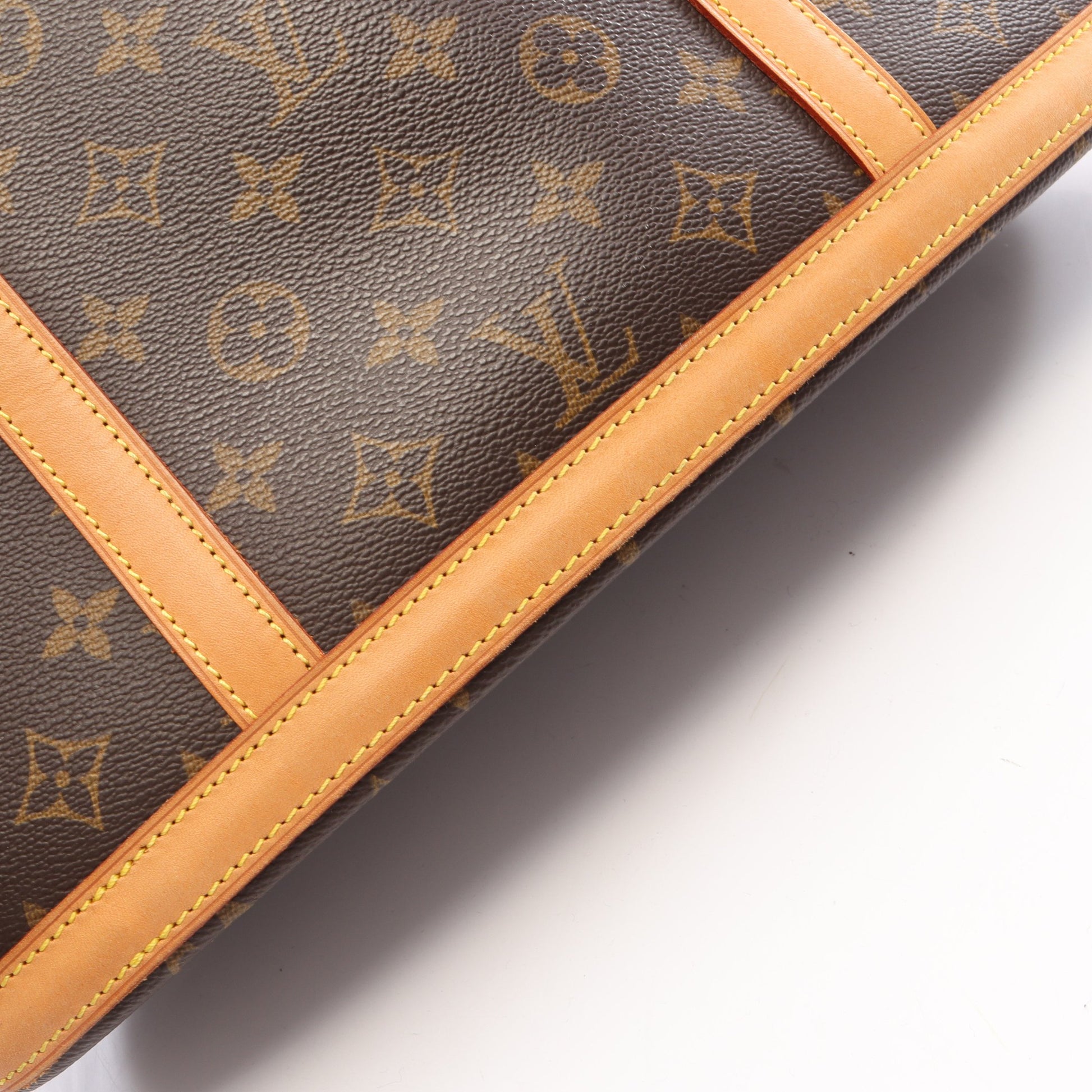 バビロン モノグラム ショルダーバッグ PVC レザー ブラウン ルイヴィトン バッグ LOUIS VUITTON