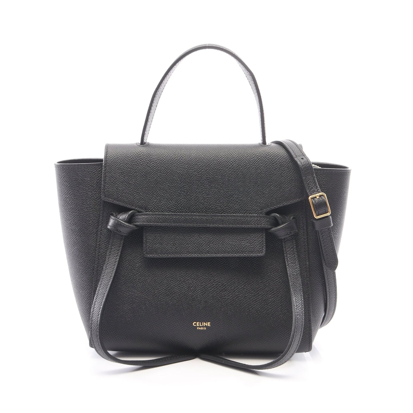 BELT BAG NANO ベルトバッグ ナノ 2WAY ハンドバッグ レザー ブラック セリーヌ