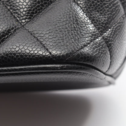 復刻トート ハンドバッグ トートバッグ キャビアスキン ブラック ゴールド金具 シャネル バッグ CHANEL
