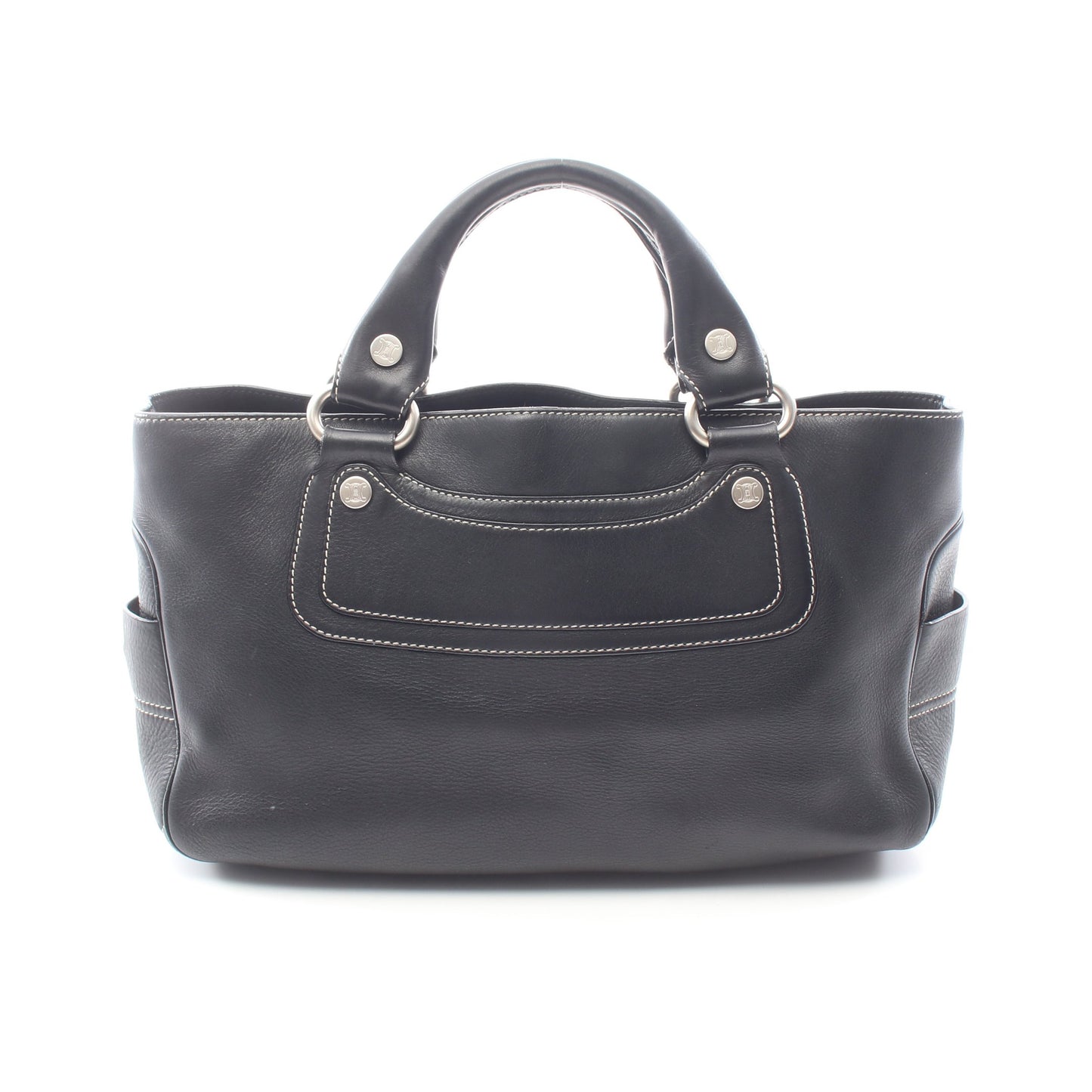 ブギーバッグ ハンドバッグ レザー ブラック セリーヌ