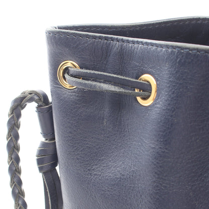 MEDIUM FRINGE CARNIVAL フリンジカーニバル 2WAY ショルダーバッグ レザー ネイビー ジェイアンドエムデヴィッドソン