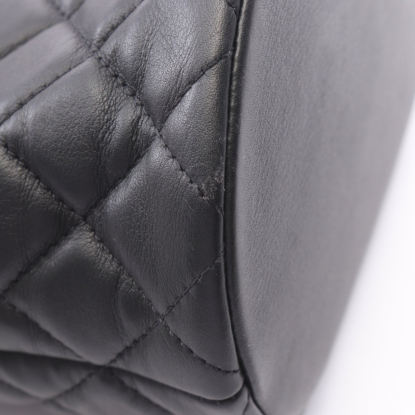 ボーイシャネル 2WAY チェーンショルダーバッグ ラムスキン ブラック ゴールド金具 シャネル