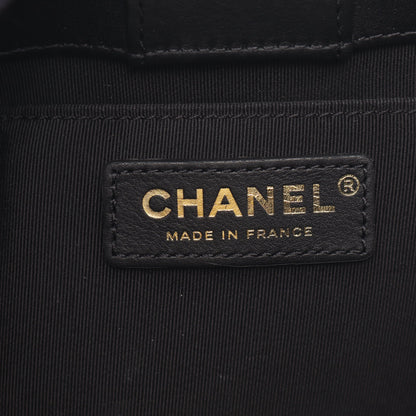 ボーイシャネル 2WAY チェーンショルダーバッグ ラムスキン ブラック ゴールド金具 シャネル
