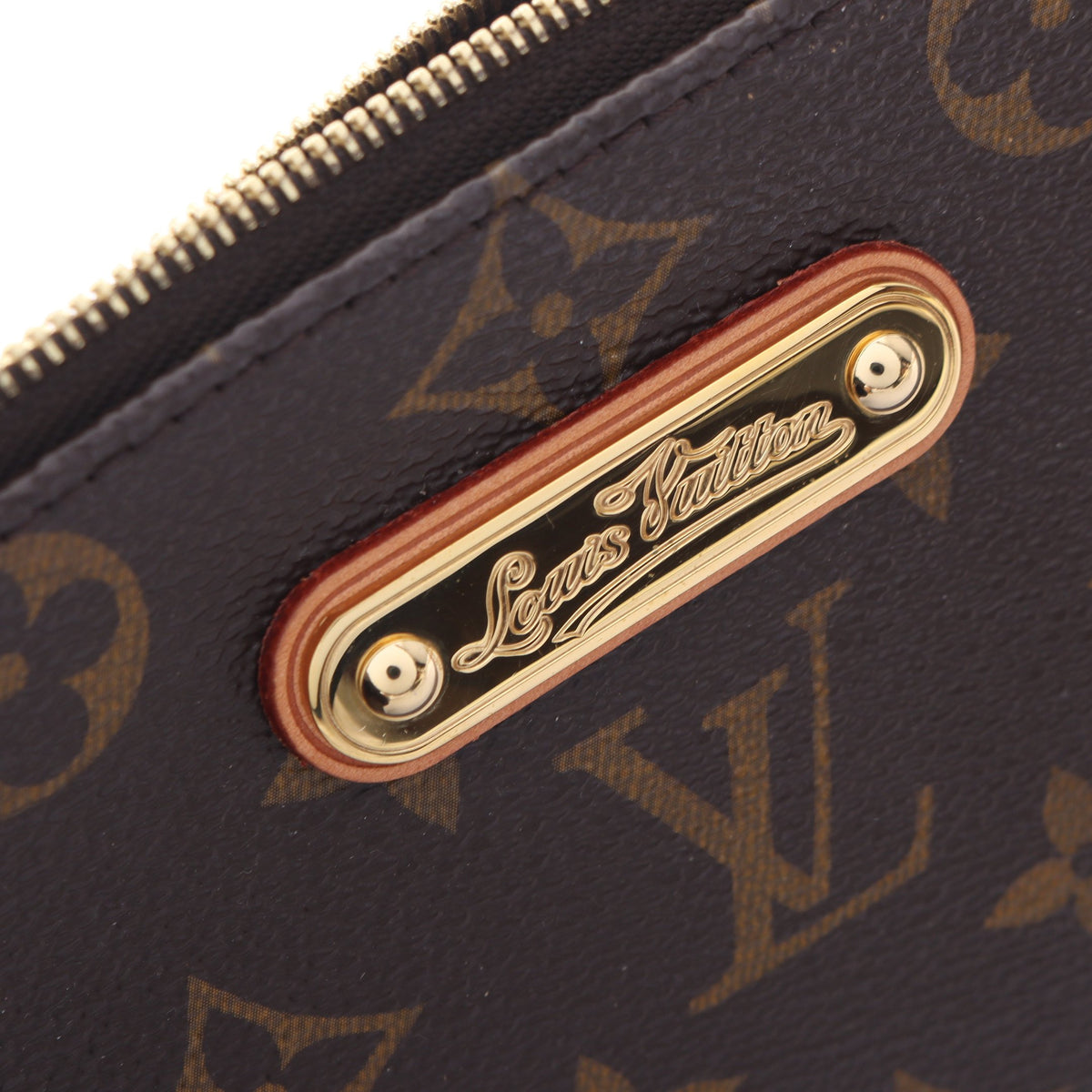 エヴァ モノグラム 2WAY チェーンショルダーバッグ PVC レザー ブラウン ルイヴィトン バッグ LOUIS VUITTON