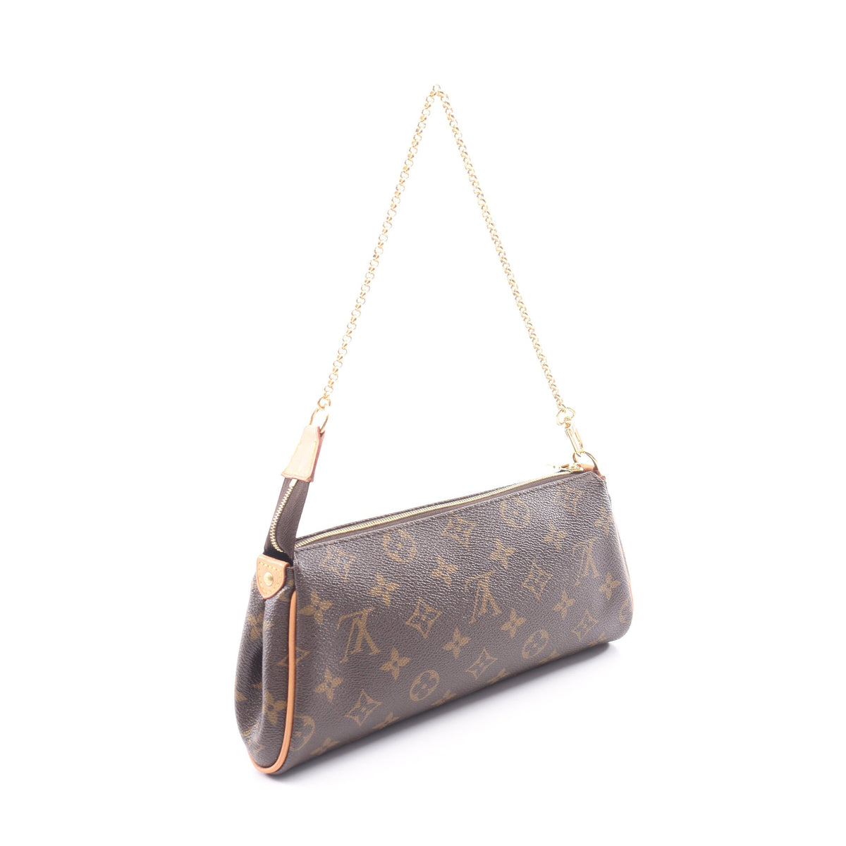 エヴァ モノグラム 2WAY チェーンショルダーバッグ PVC レザー ブラウン ルイヴィトン バッグ LOUIS VUITTON