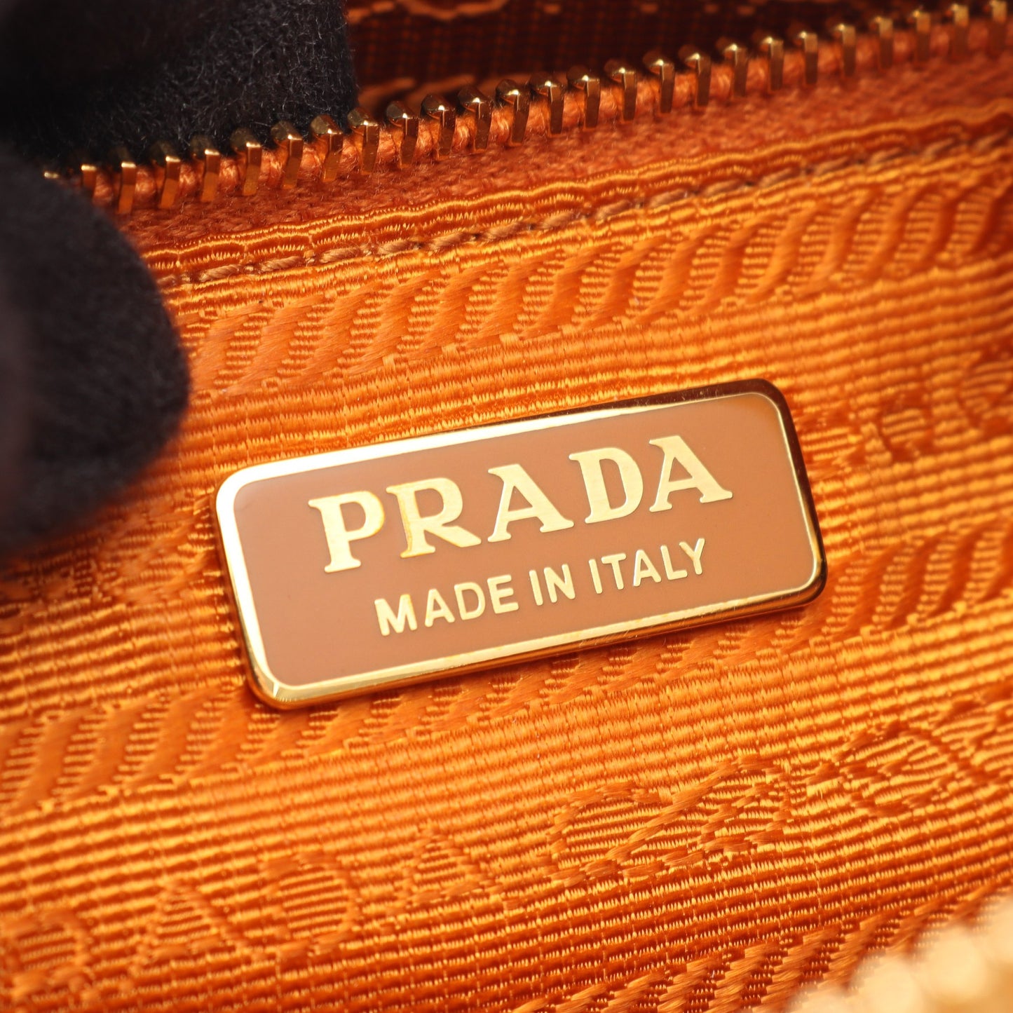 SOFT GRAIN ショルダーバッグ レザー ライトブラウン プラダ バッグ PRADA