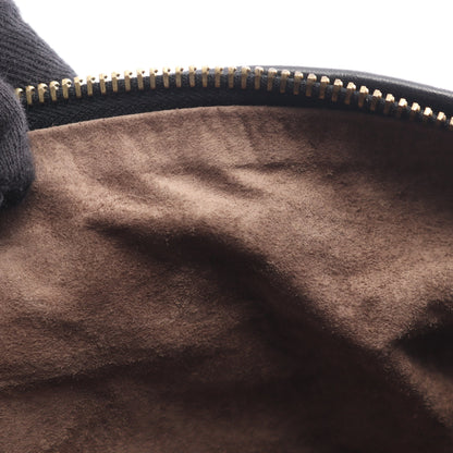 イントレチャート ハンドバッグ ミニボストンバッグ レザー ブラック ボッテガヴェネタ バッグ BOTTEGA VENETA