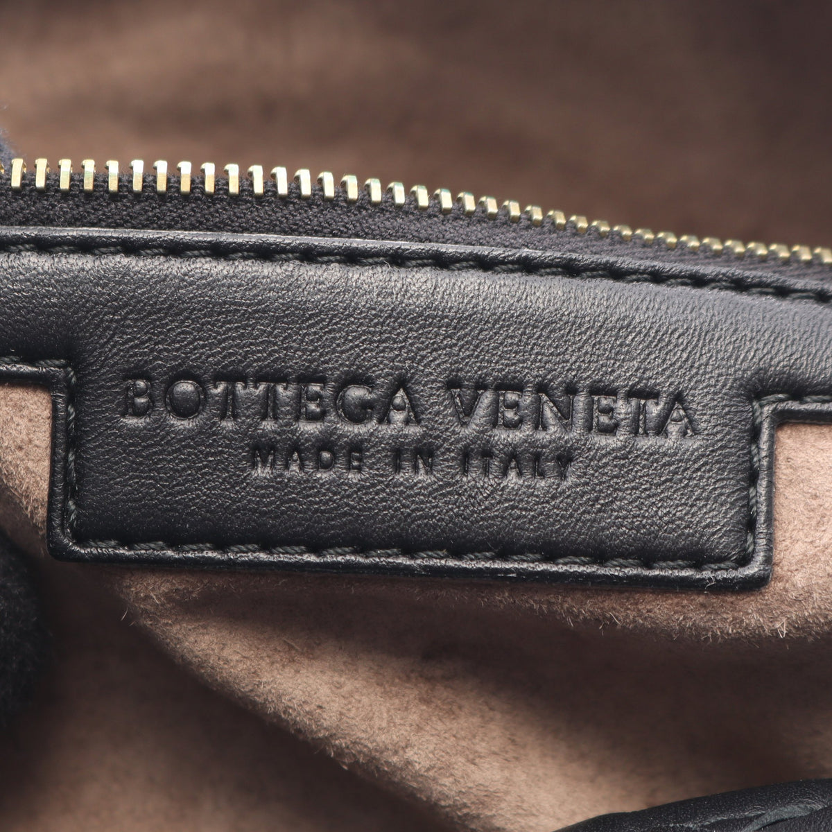 イントレチャート ハンドバッグ ミニボストンバッグ レザー ブラック ボッテガヴェネタ バッグ BOTTEGA VENETA
