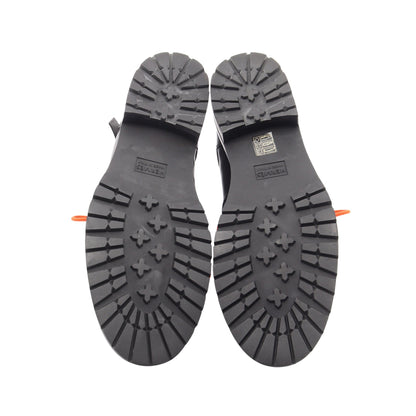 HIKING マウンテンブーツ レザー ブラック エルメス シューズ HERMES