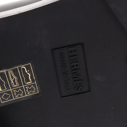 HIKING マウンテンブーツ レザー ブラック エルメス シューズ HERMES