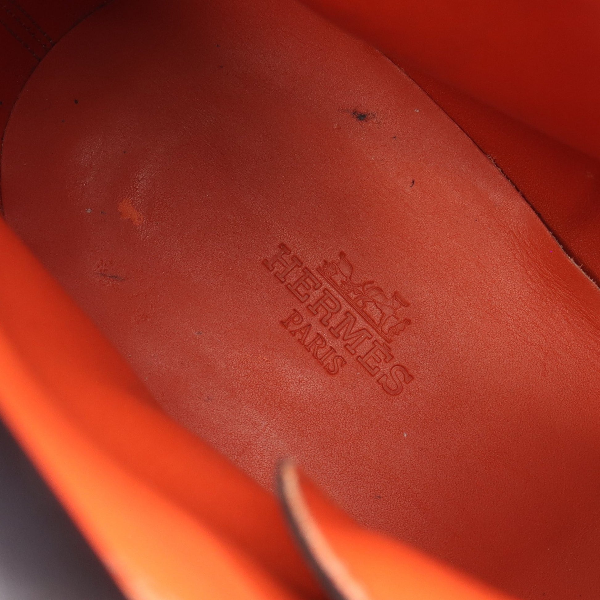 HIKING マウンテンブーツ レザー ブラック エルメス シューズ HERMES