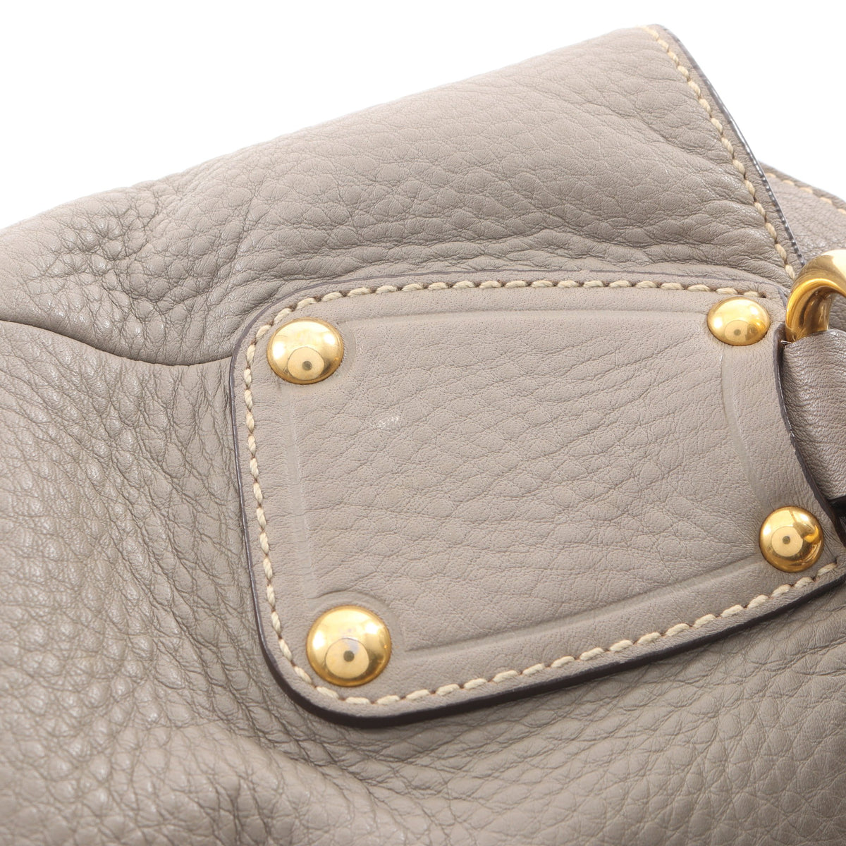 VIT.DAINO ハンドバッグ レザー グレー プラダ バッグ PRADA
