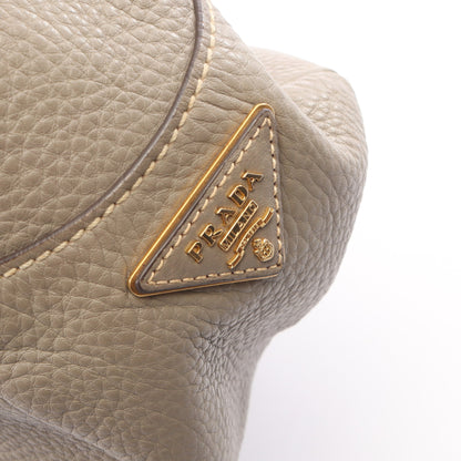 VIT.DAINO ハンドバッグ レザー グレー プラダ バッグ PRADA
