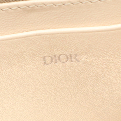 メッセンジャー ポーチ CDダイヤモンド ショルダーバッグ PVC レザー アイボリー ディオール バッグ DIOR