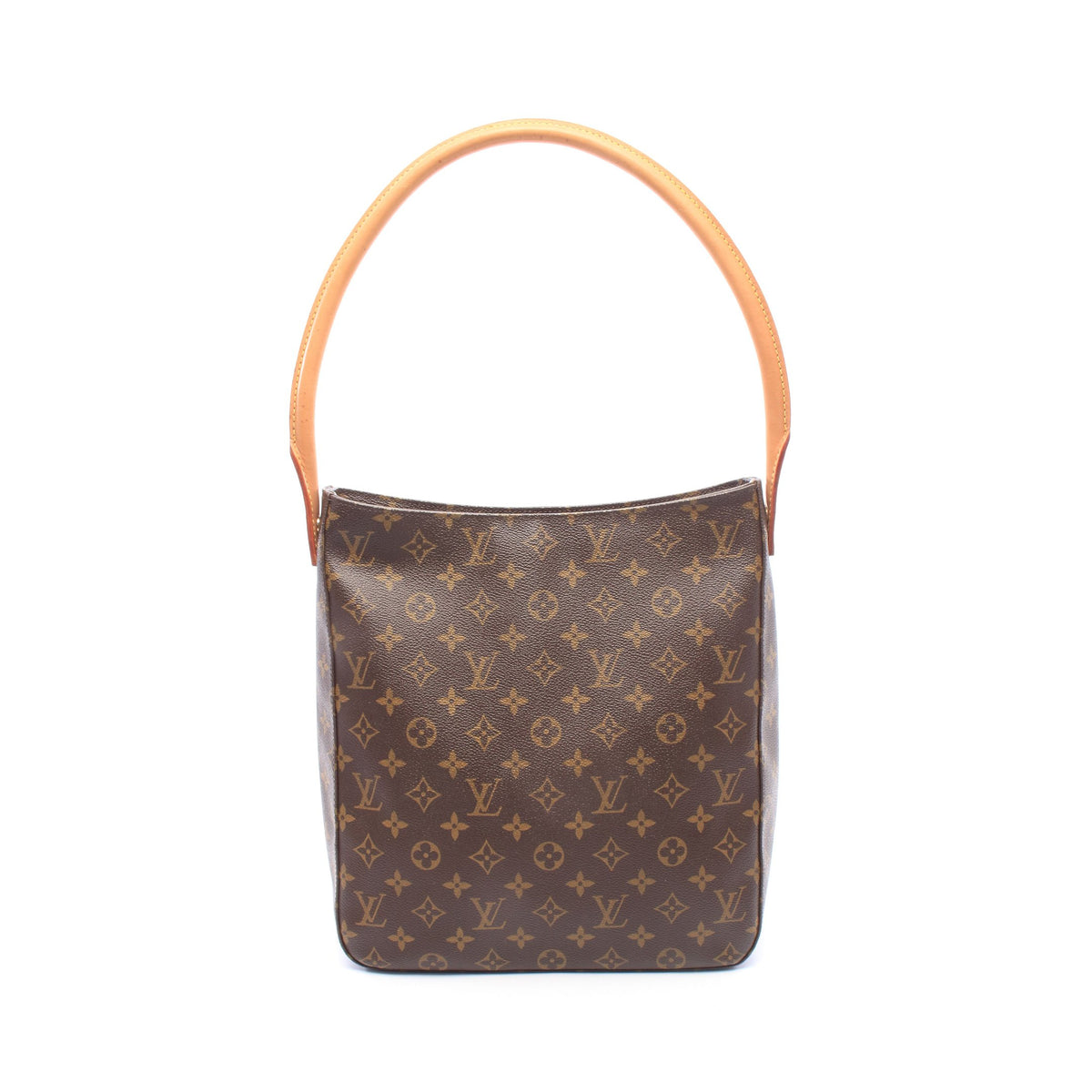 ルーピングGM モノグラム ショルダーバッグ PVC レザー ブラウン ルイヴィトン バッグ LOUIS VUITTON