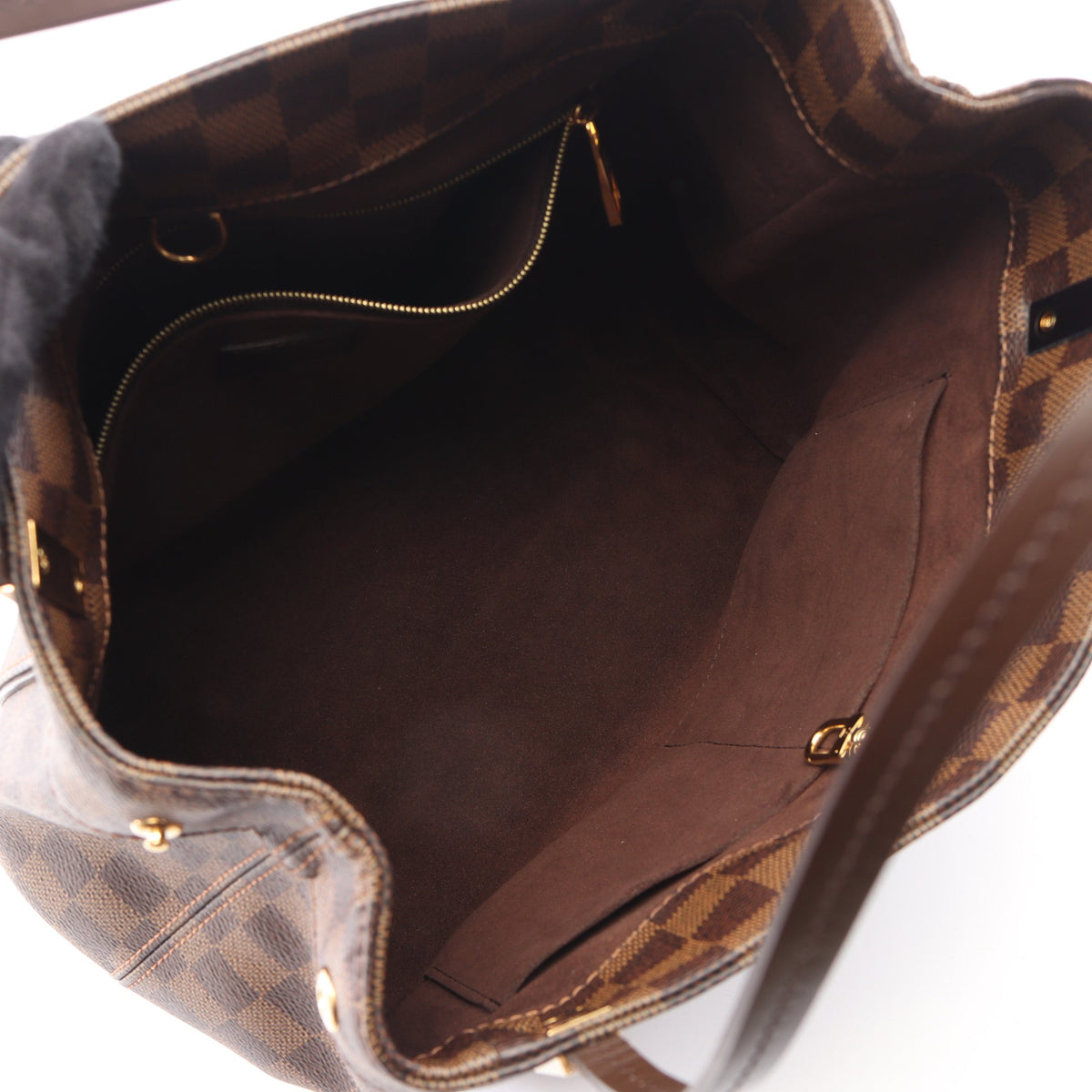マーリボーンPM ダミエエベヌ ショルダーバッグ PVC レザー ブラウン ルイヴィトン バッグ LOUIS VUITTON