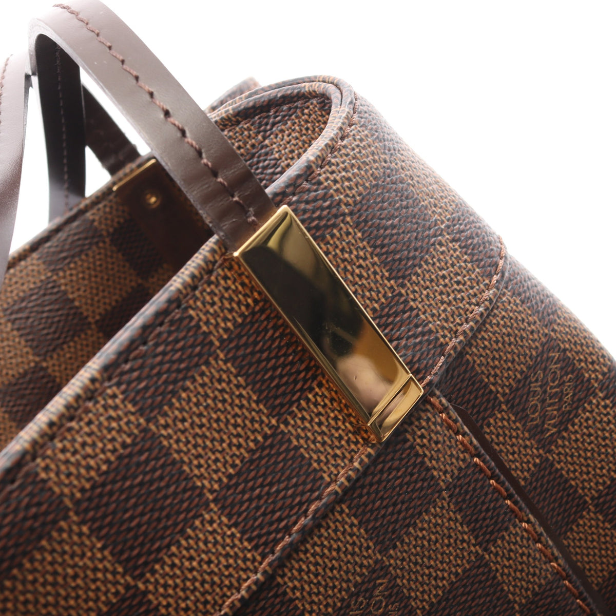 マーリボーンPM ダミエエベヌ ショルダーバッグ PVC レザー ブラウン ルイヴィトン バッグ LOUIS VUITTON