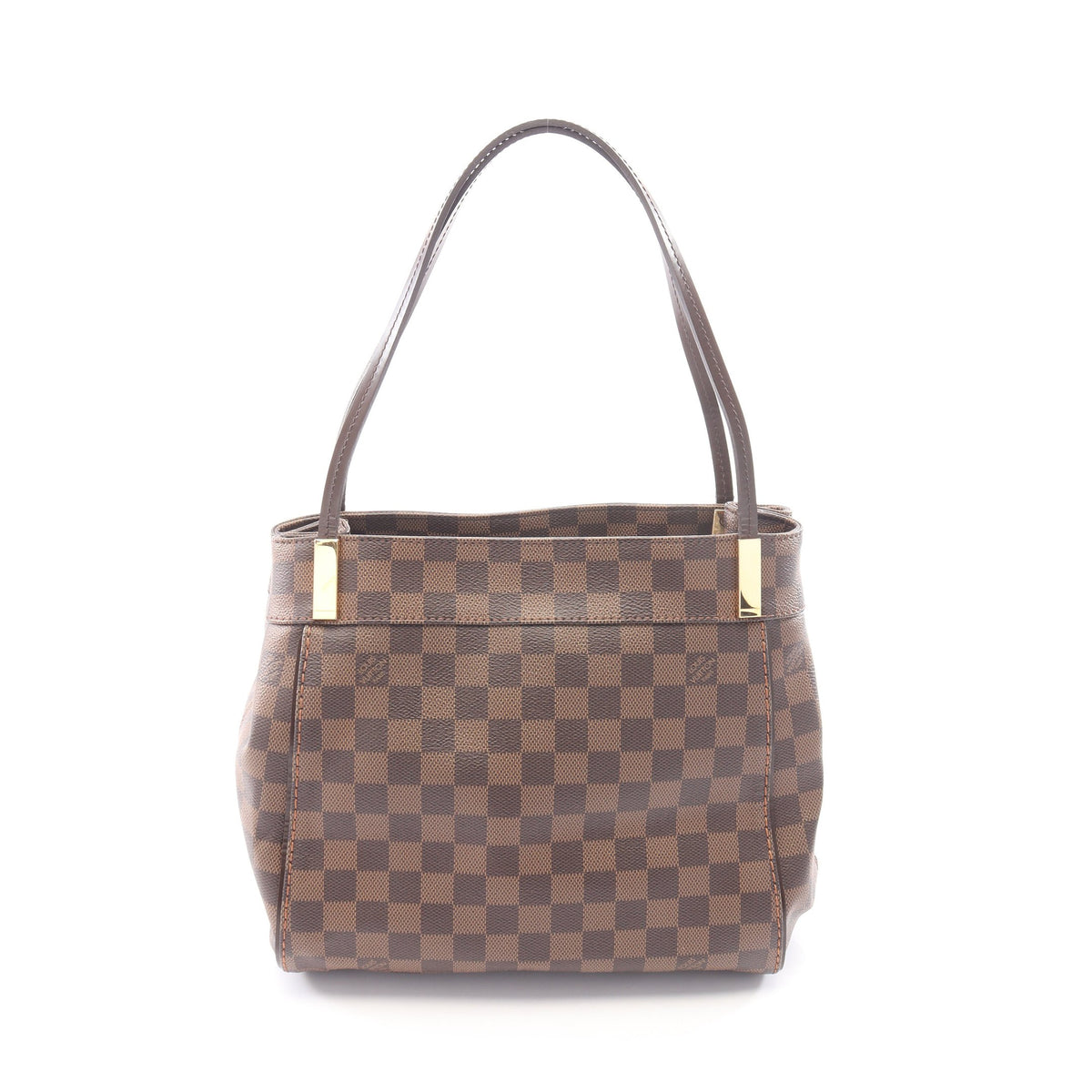 マーリボーンPM ダミエエベヌ ショルダーバッグ PVC レザー ブラウン ルイヴィトン バッグ LOUIS VUITTON