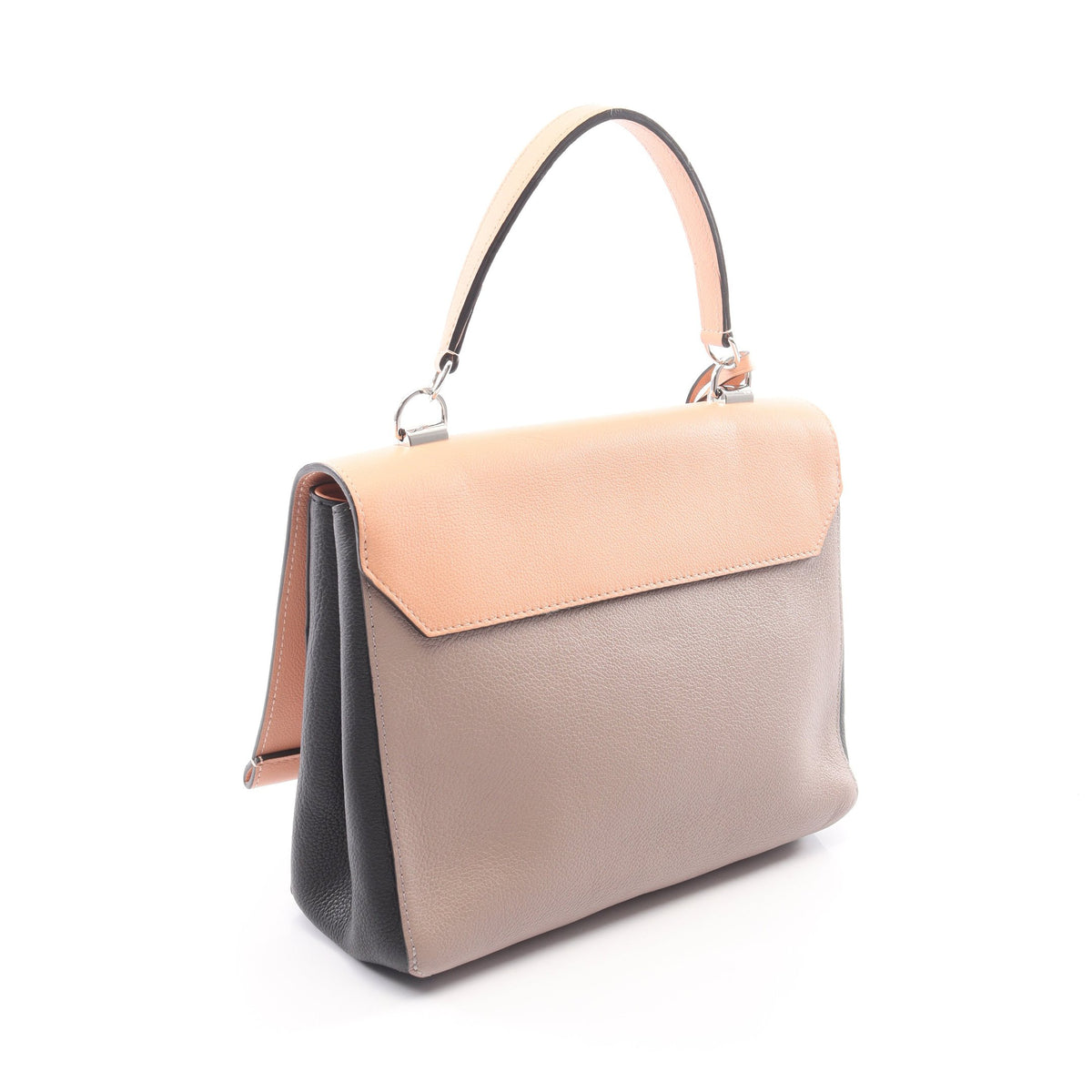 ロックミー2 2WAY ハンドバッグ レザー コーラルピンク ダスティピンク ブラック ルイヴィトン バッグ LOUIS VUITTON