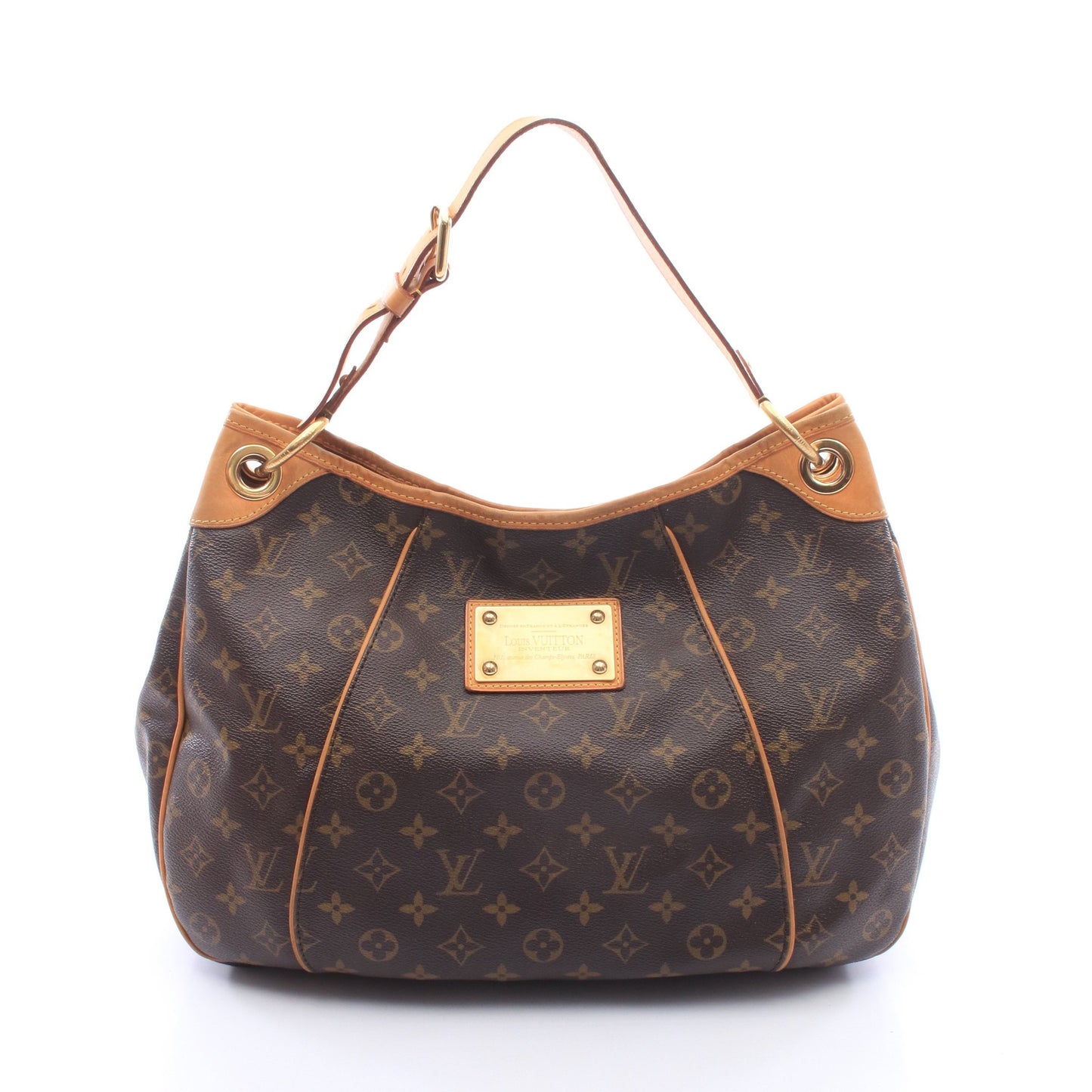 ガリエラPM モノグラム ワンショルダーバッグ PVC レザー ブラウン ルイヴィトン バッグ LOUIS VUITTON