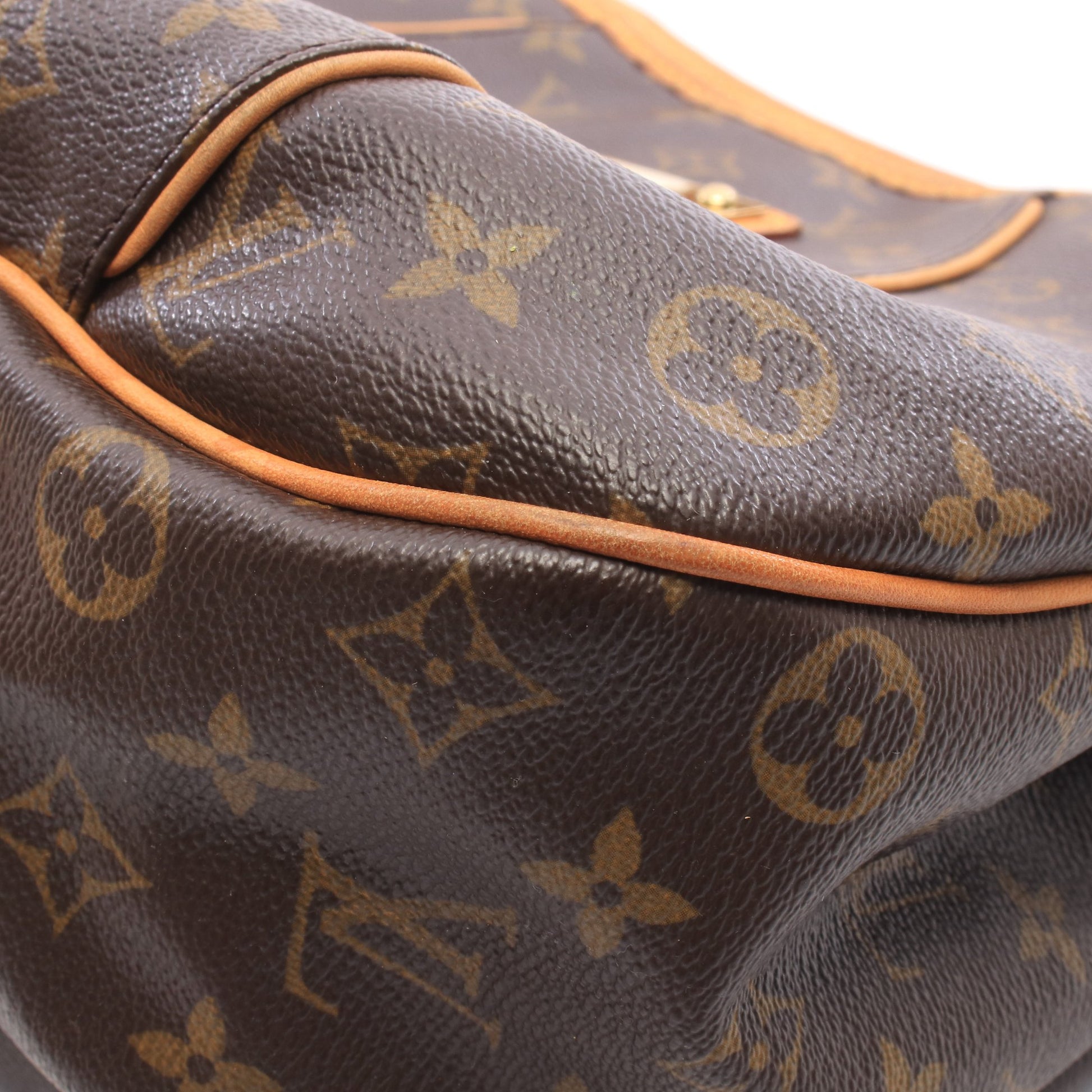 ガリエラPM モノグラム ワンショルダーバッグ PVC レザー ブラウン ルイヴィトン バッグ LOUIS VUITTON