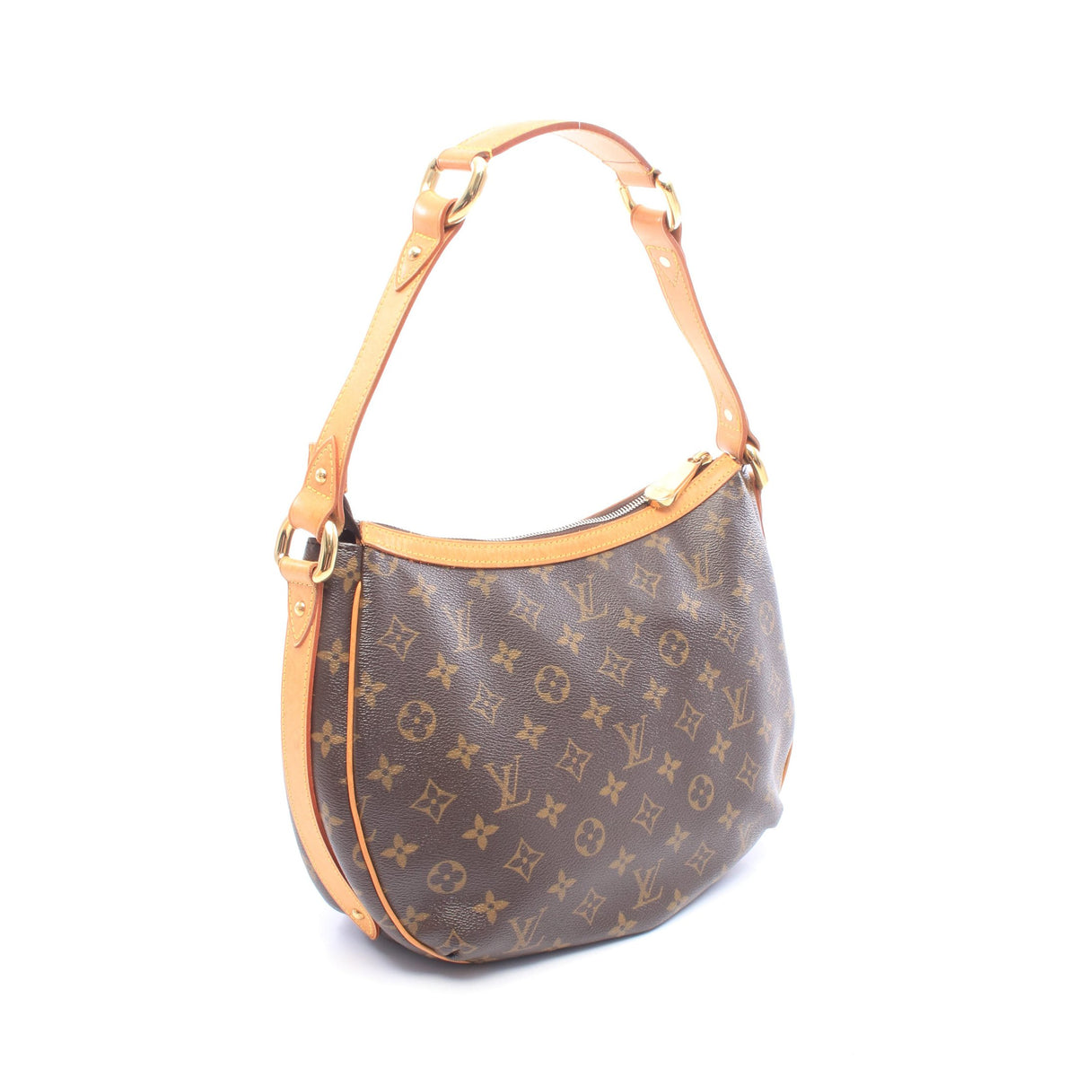 トゥラムPM モノグラム ショルダーバッグ PVC レザー ブラウン ルイヴィトン バッグ LOUIS VUITTON