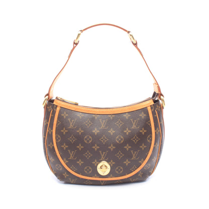 トゥラムPM モノグラム ショルダーバッグ PVC レザー ブラウン ルイヴィトン バッグ LOUIS VUITTON