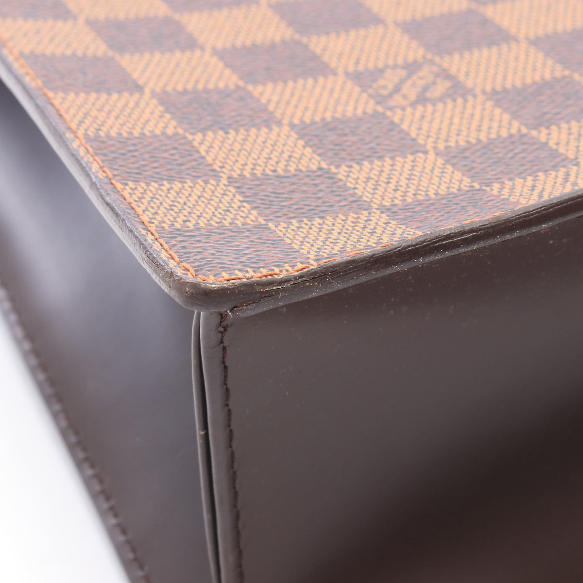 ヴェニスPM ダミエエベヌ ハンドバッグ トートバッグ PVC レザー ブラウン ルイヴィトン バッグ LOUIS VUITTON