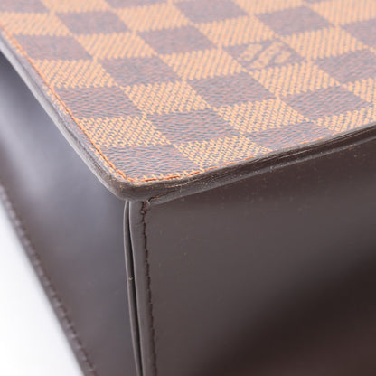 ヴェニスPM ダミエエベヌ ハンドバッグ トートバッグ PVC レザー ブラウン ルイヴィトン バッグ LOUIS VUITTON
