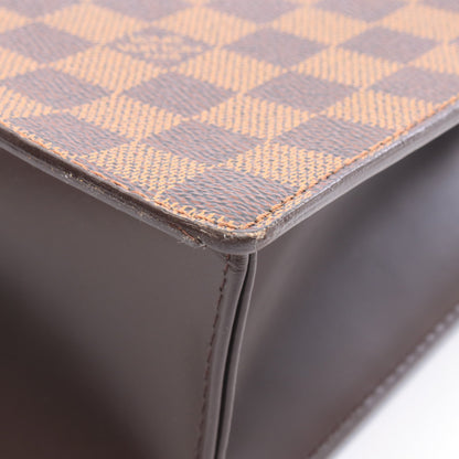 ヴェニスPM ダミエエベヌ ハンドバッグ トートバッグ PVC レザー ブラウン ルイヴィトン バッグ LOUIS VUITTON