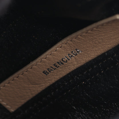 ネイビーカバ XS 2WAY ハンドバッグ レザー グレーブラウン バレンシアガ バッグ BALENCIAGA