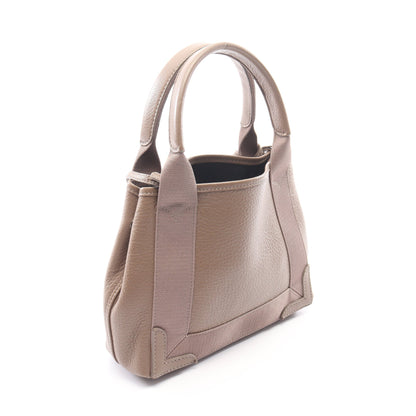 ネイビーカバ XS 2WAY ハンドバッグ レザー グレーブラウン バレンシアガ バッグ BALENCIAGA