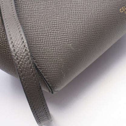 BELT BAG NANO ベルトバッグ ナノ 2WAY ハンドバッグ レザー グレー セリーヌ