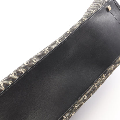 ウェッブ JCロゴジャカード 2WAY ハンドバッグ キャンバス レザー ブラック ジミーチュウ バッグ JIMMY CHOO