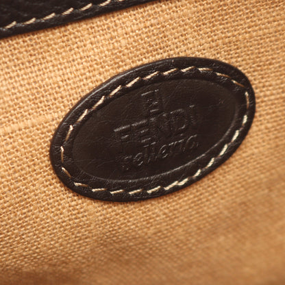 セレリア ショルダーバッグ レザー ダークブラウン フェンディ バッグ FENDI