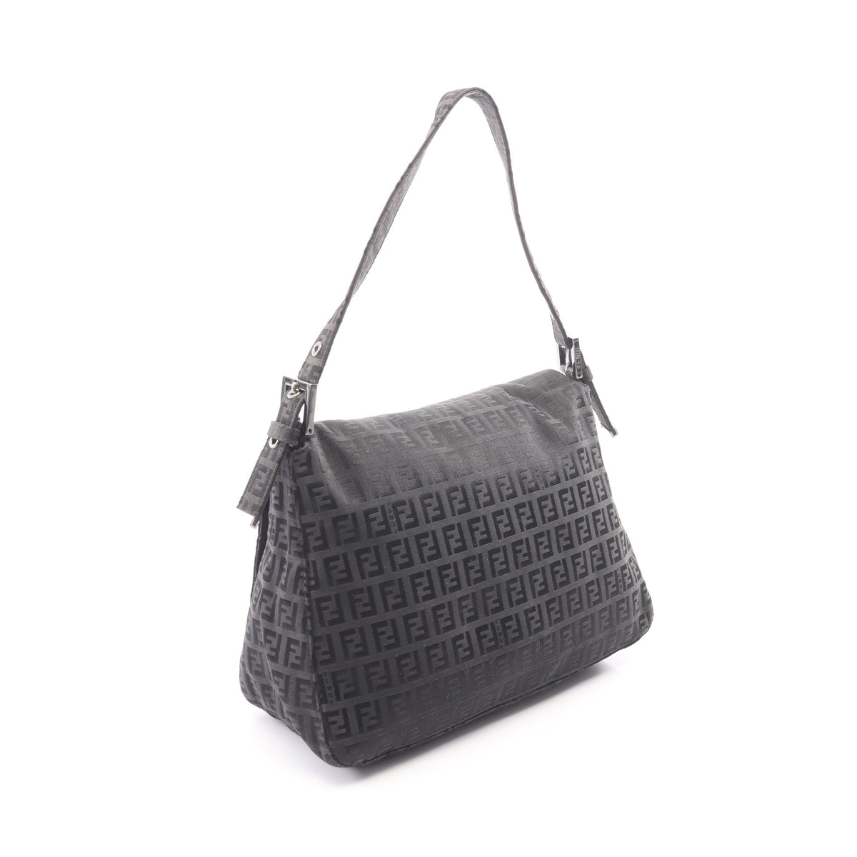 マンマバケット ズッキーノ ワンショルダーバッグ キャンバス ダークグレー フェンディ バッグ FENDI