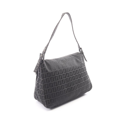 マンマバケット ズッキーノ ワンショルダーバッグ キャンバス ダークグレー フェンディ バッグ FENDI