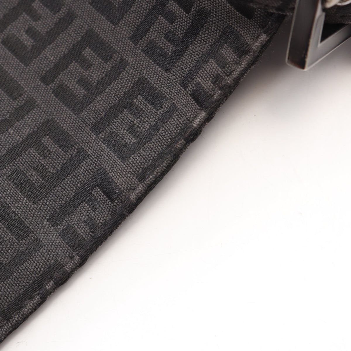 マンマバケット ズッキーノ ワンショルダーバッグ キャンバス ダークグレー フェンディ バッグ FENDI