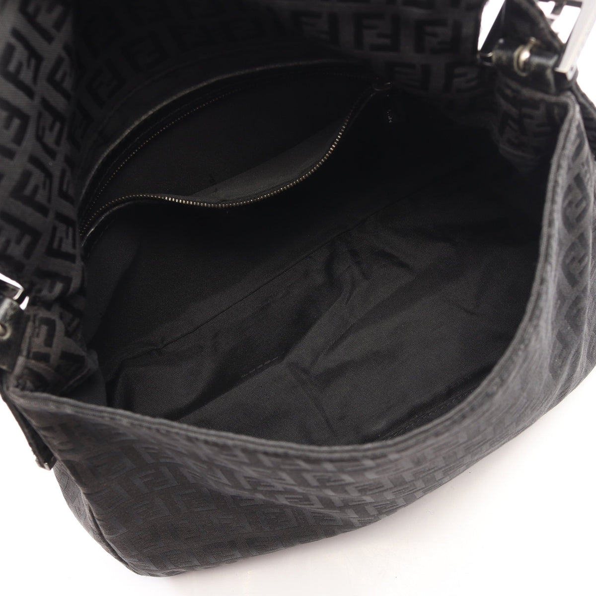 マンマバケット ズッキーノ ワンショルダーバッグ キャンバス ダークグレー フェンディ バッグ FENDI