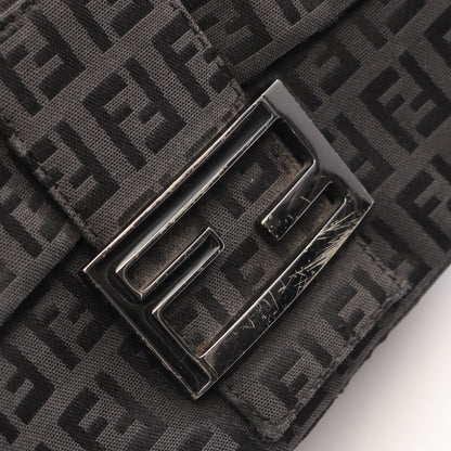 マンマバケット ズッキーノ ワンショルダーバッグ キャンバス ダークグレー フェンディ バッグ FENDI
