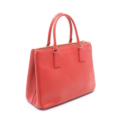 SAFFIANO LUX ガレリア ラージ 2WAY ハンドバッグ トートバッグ サフィアーノレザー レッド プラダ