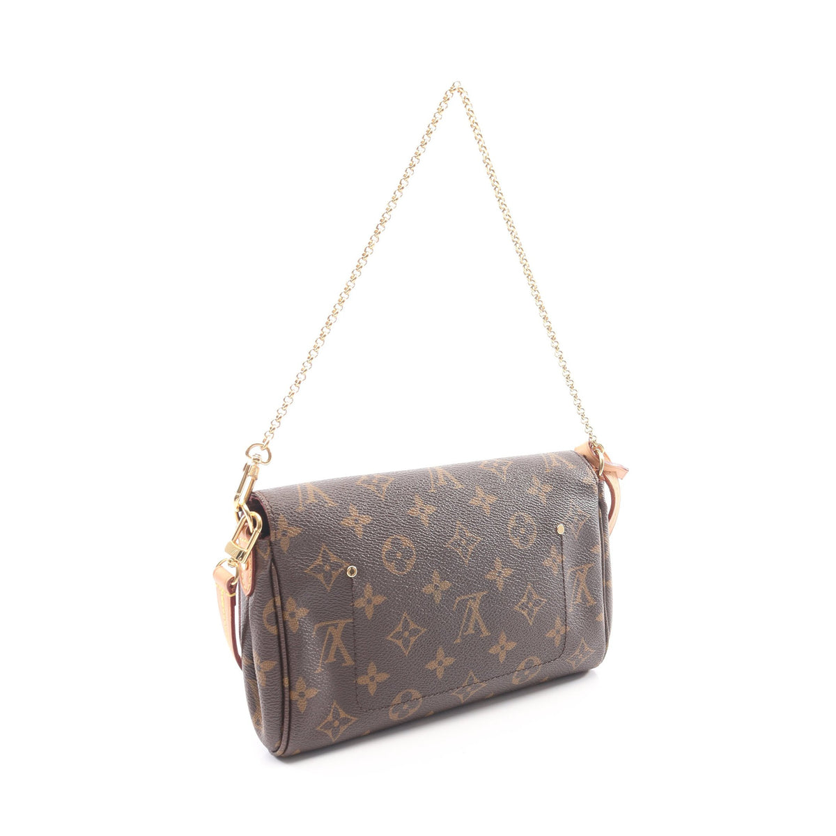 フェイボリットPM モノグラム 2WAY チェーンハンドバッグ PVC レザー ブラウン ルイヴィトン バッグ LOUIS VUITTON
