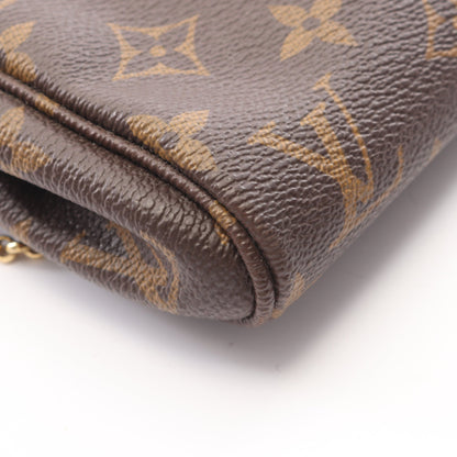 フェイボリットPM モノグラム 2WAY チェーンハンドバッグ PVC レザー ブラウン ルイヴィトン バッグ LOUIS VUITTON