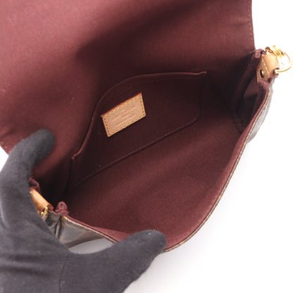 フェイボリットPM モノグラム 2WAY チェーンハンドバッグ PVC レザー ブラウン ルイヴィトン バッグ LOUIS VUITTON
