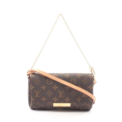 フェイボリットPM モノグラム 2WAY チェーンハンドバッグ PVC レザー ブラウン ルイヴィトン バッグ LOUIS VUITTON