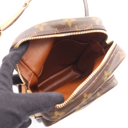 アマゾン モノグラム ショルダーバッグ PVC レザー ブラウン ルイヴィトン バッグ LOUIS VUITTON